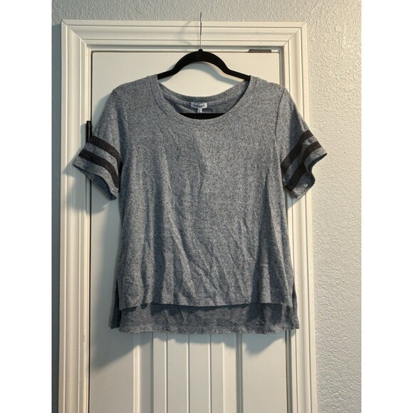 Splendid Shirt Womens Size XS Xsmall Blue Stripe Short Sleeve Lounge $48 NWT - Picture 1 of 6